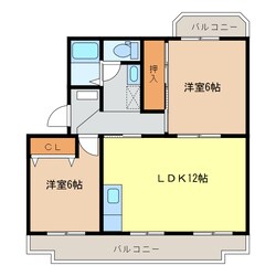 エスポワールＳＫ　Ａの物件間取画像